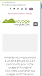 Mobile Screenshot of ecovoyagemongolie.com